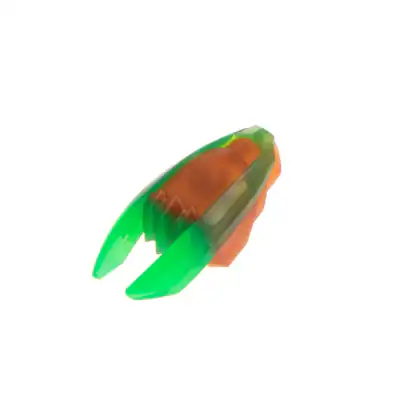 1x Lego Figuren Ninjago Waffe Zeitklinge kupfer grün Klaue 70626 28587pb01