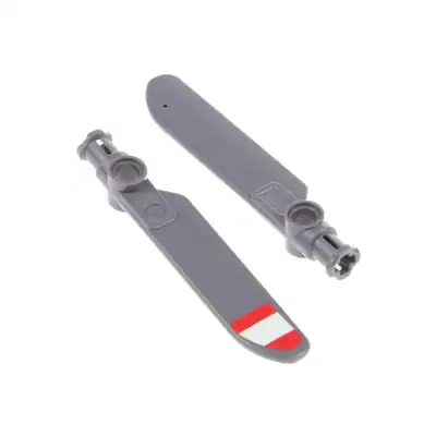 2x Lego Technic Propeller Blatt neu dunkel grau Rotor rot links 42020 99012pb07