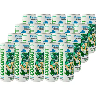 COCONAUT Woda kokosowa z młodego kokosa 100% 320 ml x 20 sztuk ZESTAWY