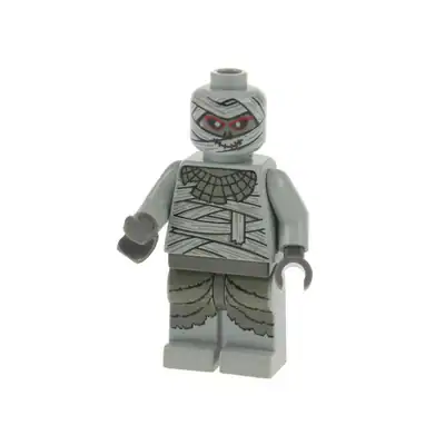 1x Lego Minifigur Studios Mumie alt-hell grau Bandagen Doppelgesicht 1383 hrf007
