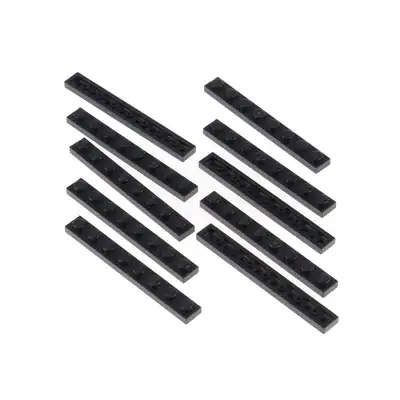 10x Lego Bau Stein 1x8 Platte schwarz Leiste Star Wars 346026 3460