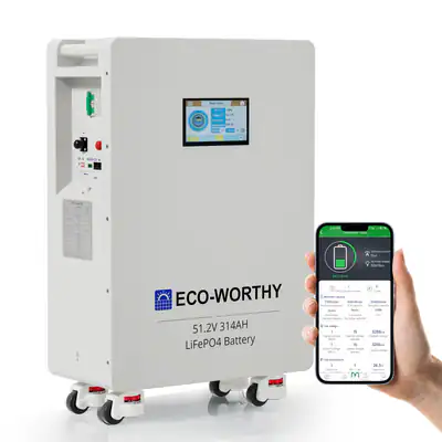 Abholung im Lager Sparen €200 16kWh Batteriespeicher 48V 314Ah LiFePO4 Batterie