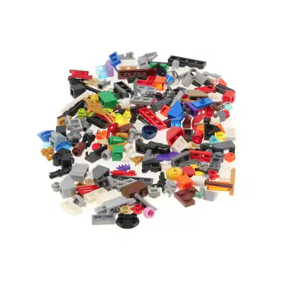 200 Lego Classic Kleinteile ca 60g Sonder Bau Steine Zubehör bunt gemischt