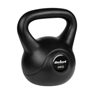 5901890111546 Kettlebell bitumiczny 24 kg REBEL ACTIVE Rebel