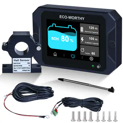 9-80V LCD Anzeige Volt Batterie Monitor kapazitäts Digital Voltmeter Analysator