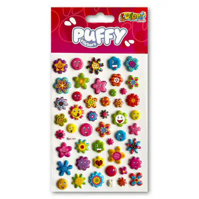 Naklejki puffy Flowers Penmate