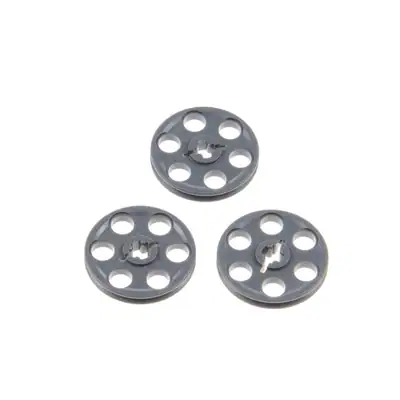 3x Lego Technic Riemenscheibe 3x3 neu-dunkel grau Rad Umlenkrolle 65668 4185