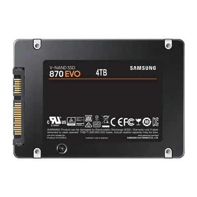 Samsung 870 EVO 4 TB 2.5" Serial ATA III V-NAND MLC Samsung