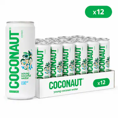 Kokoswasser aus jungen Kokosnüssen, 320 ml (12er-Pack)