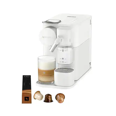 DELONGHI Nespresso Lattissima One EN510.W, 3 Milchrezepte, elegantes Design, sch