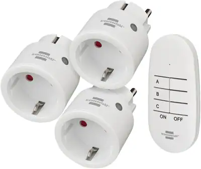 BRENNENSTUHL Comfort-Line 3er Funkschalt Set