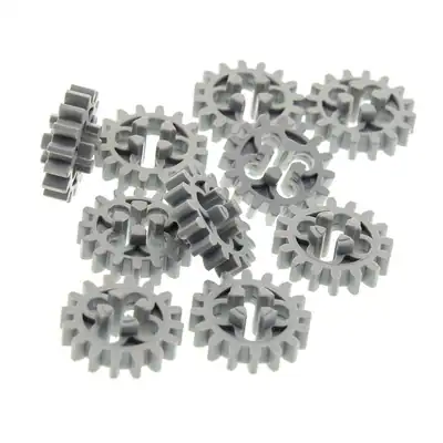 10x Lego Technic Zahnrad Z16 neu-hell grau 16 Zähne Zahnräder 4019194 4019