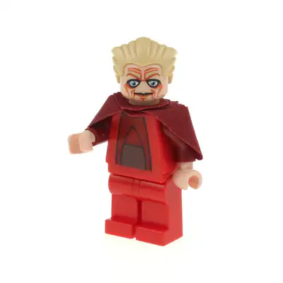 1x Lego Minifigur Star Wars Kanzler Palpatine Pauldrons Augen groß 8039 sw0243