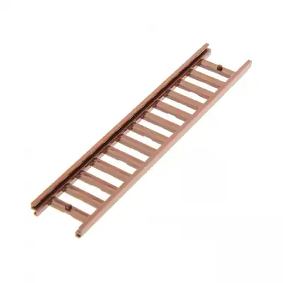 1x Lego Leiter 14x2 1/2 rot braun 13 Sprossen Feuerwehr Treppe 7189 4211268 4207