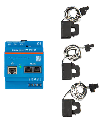 Victron Energy Meter VM-3P75CT 3-phasig Energiezähler Stromwandler REL200300100