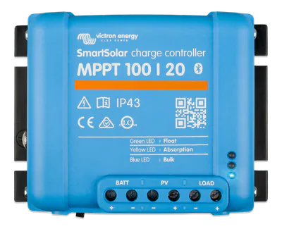 Victron SmartSolar MPPT 100/20 Solarladeregler Bluetooth 12/24/48V SCC110020160R