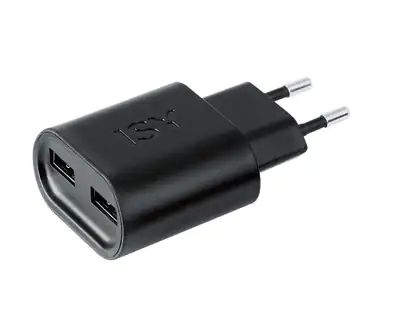 ISY IWC-5000-2 USB- A Reiseladegerät Universal, Schwarz