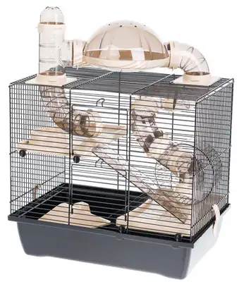 5907600701045 INTER-ZOO Rocky + Terrace beige - Käfig für einen Hamster INTER-ZO