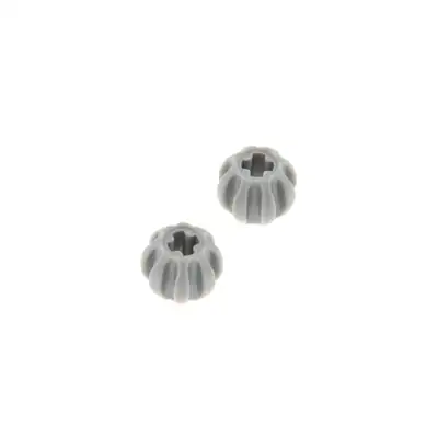 2x Lego Technic Zahnrad Gelenk Ball alt-hell grau 8 Rillen Set 8856 290702 2907