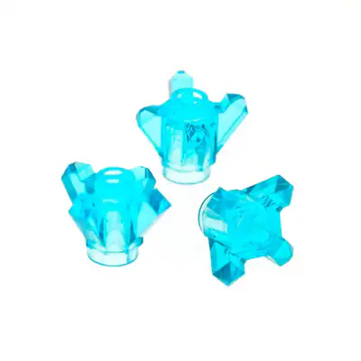 3x Lego Kristall 1x1 transparent blau 4 Punkt Diamant Star Wars 6248885 11127