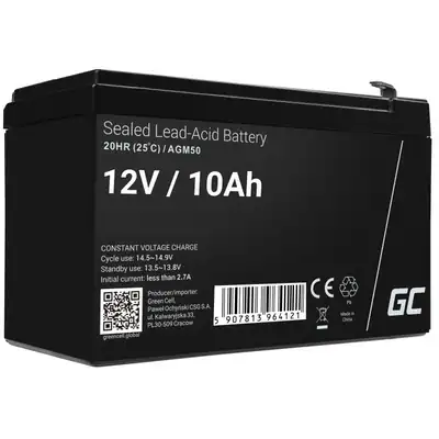 5907813964121 Battery AGM VRLA 12V 10Ah Green Cell