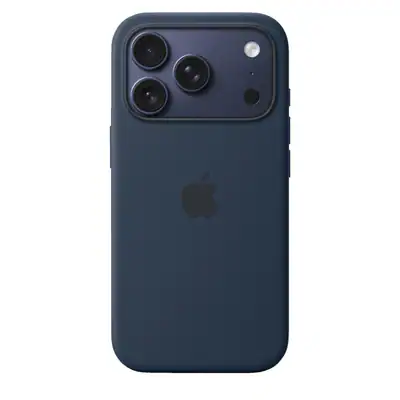 APPLE Silikon Case mit MagSafe, Backcover, Apple, iPhone 17 Pro, Mitternacht
