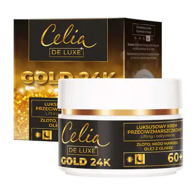 5900525065469 Celia De Luxe Gold 24K 60+ luksusowy krem przeciwzmarszczkowy na n
