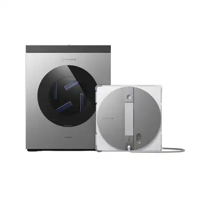 ECOVACS W3 OMNI Fensterreinigungsroboter, Grau/Weiß/Schwarz