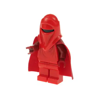 1x Lego Minifigur Star Wars Imperial Royal Guard rot Umhang Helm 75093 sw0521