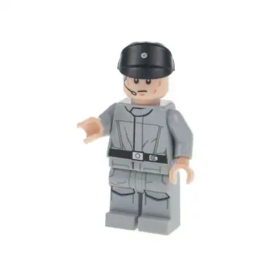 1x Lego Minifigur Star Wars Episode 4/5/6 Imperial Crew Kappe schwarz sw0693