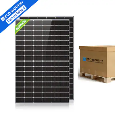 ECO-WORTHY 400W*36 Bifazial Solarmodul Monokristallin Solarpanel für Solaranlage