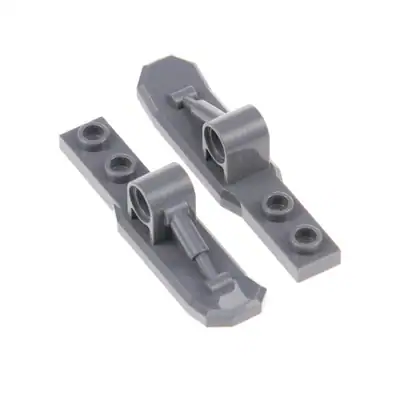 2x Lego Hubschrauber Landeski Kufe 1x6 neu-dunkel grau Kufen 6068029 15540