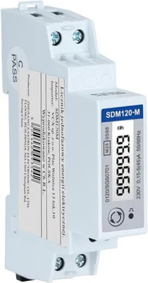 5905440093542 Licznik energii jednofazowy z Modbus dwukierunkowy VCX SDM120M (MI