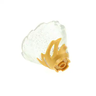 1x Lego Tornado of Spinjitzu perl gold glitzer weiß Kreisel Ninjago 50663pb09