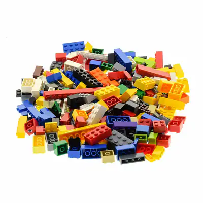 200 Lego System Basic Bau Classic Steine Kiloware Farbe zufällig bunt gemischt