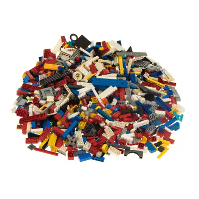 2 kg Lego Classic B-Ware Kiloware abgenutzt ca 1200 Basic Sonder Steine gemischt
