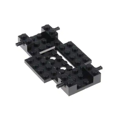 1x Lego Fahrgestell 6x10x1 schwarz LKW Unterbau Auto Chassis 6285534 65202