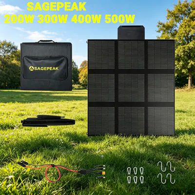 Solarpanel 200W 300W 400W 500W Faltbar Tragbar Solarmodul Wohnmobil Camping RV