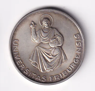 Medaille Silber Universität Freiburg Schweiz 15.9 Gramm, .900 fein nsw-leipzig