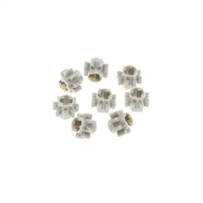 8x Lego Technic Zahnrad 8 Zähne 8Z alt-hell grau Rad Zahnräder Typ1 364702 3647