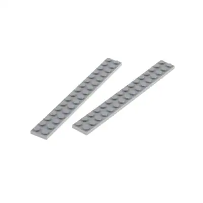 2x Lego Bau Stein Platte 2x16 neu-hell grau Leiste Star Wars 4211486 4282