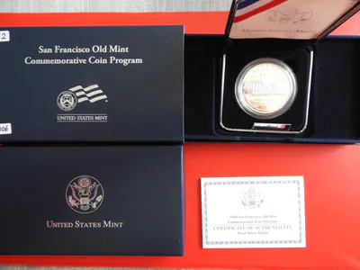 *USA 1 Dollar 2006 Silber PP/Proof *San Francisco Old Mint Centennial (Ki.23)