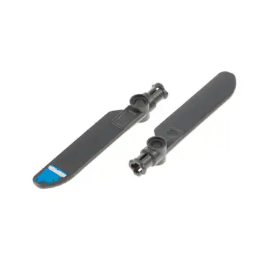 2x Lego Technic Propeller Blatt 8x1.5x1 grau Rotor blau links 70129 99012pb04
