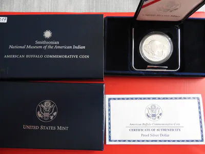 *USA 1 Dollar 2001 Silber PP/Proof * American Buffalo (Ki.23)