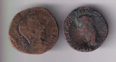 Münze Antik Rom 2 Münzen Bronze nsw-leipzig