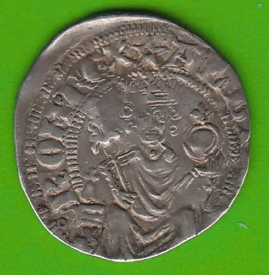 Münze Silber Aachen Großpfennig 1298-1308 gut ausgeprägt nswleipzig
