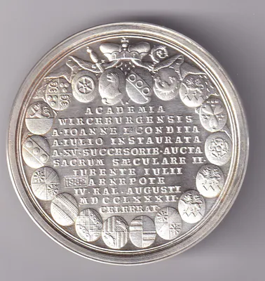 Medaille Silber 1982 Akademie Würzburg 85.13 Gramm, 1000 fein nsw-leipzig