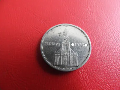 *III.Reich 5 Reichsmark 1934 A. Silber * Garnisionskirche mit Datum (254)(Alb.4)
