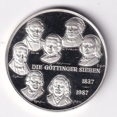 Medaille Silber 1987 Universität Göttingen 20.28 Gramm, 1000 fein nsw-leipzig