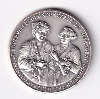Medaille Silber 1992 Universität Bayreuth 14.90 Gramm, 999 fein nsw-leipzig